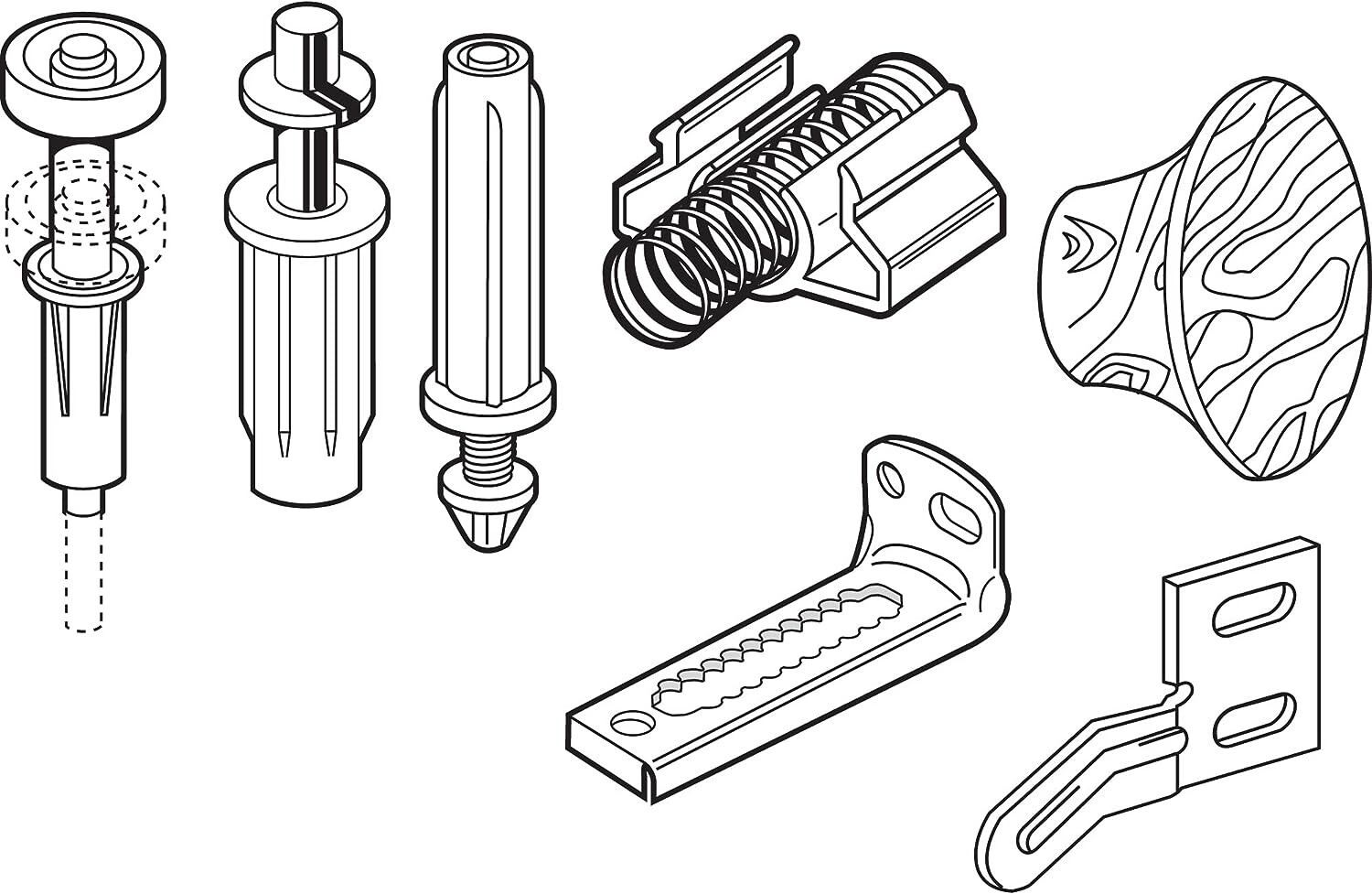 Quick Dual Bi-Fold Door Repair Kit – Repairs 2 Doors – Easy Installation