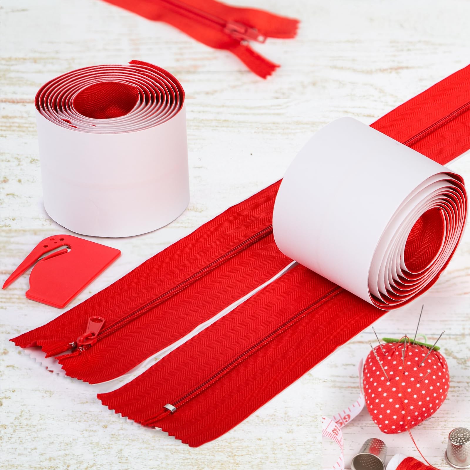 Dust Barrier Zipper Door Kit 7ft Self Adhesive Zipper Dust Protector