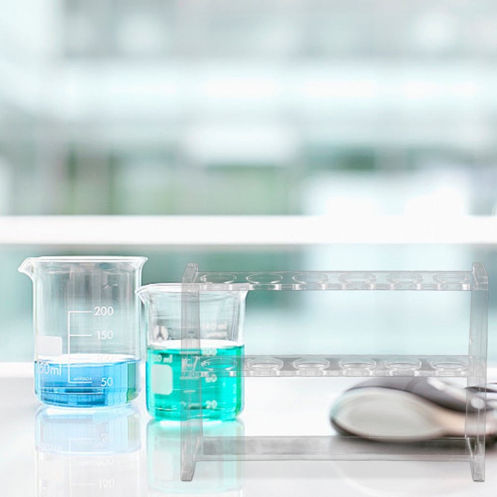Test Tube Storage Organizer Science Lab Racks Reusable Caulking Holder