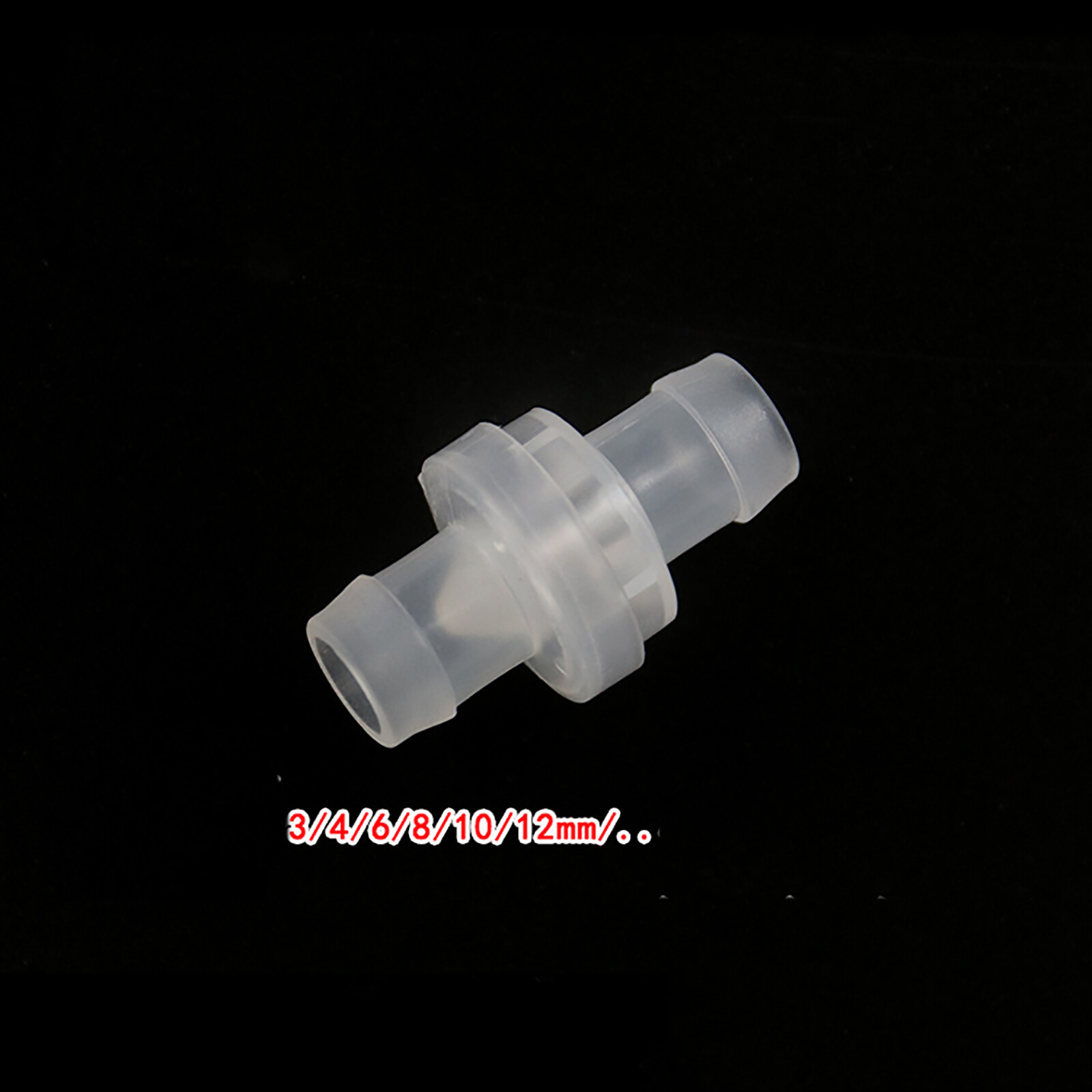 Plastic Check Valve Non-return One Way Ozone Valve Φ3/4/6/8/10/12mm TEMP 130℃