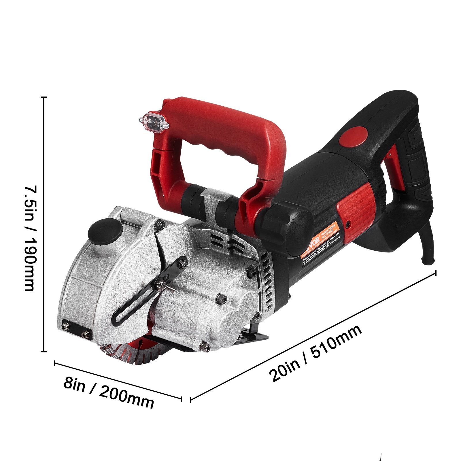 Wall Chaser,2500W 38 mm Cutting Width,Wall Groove Cutting Machine 34MM Cutting D