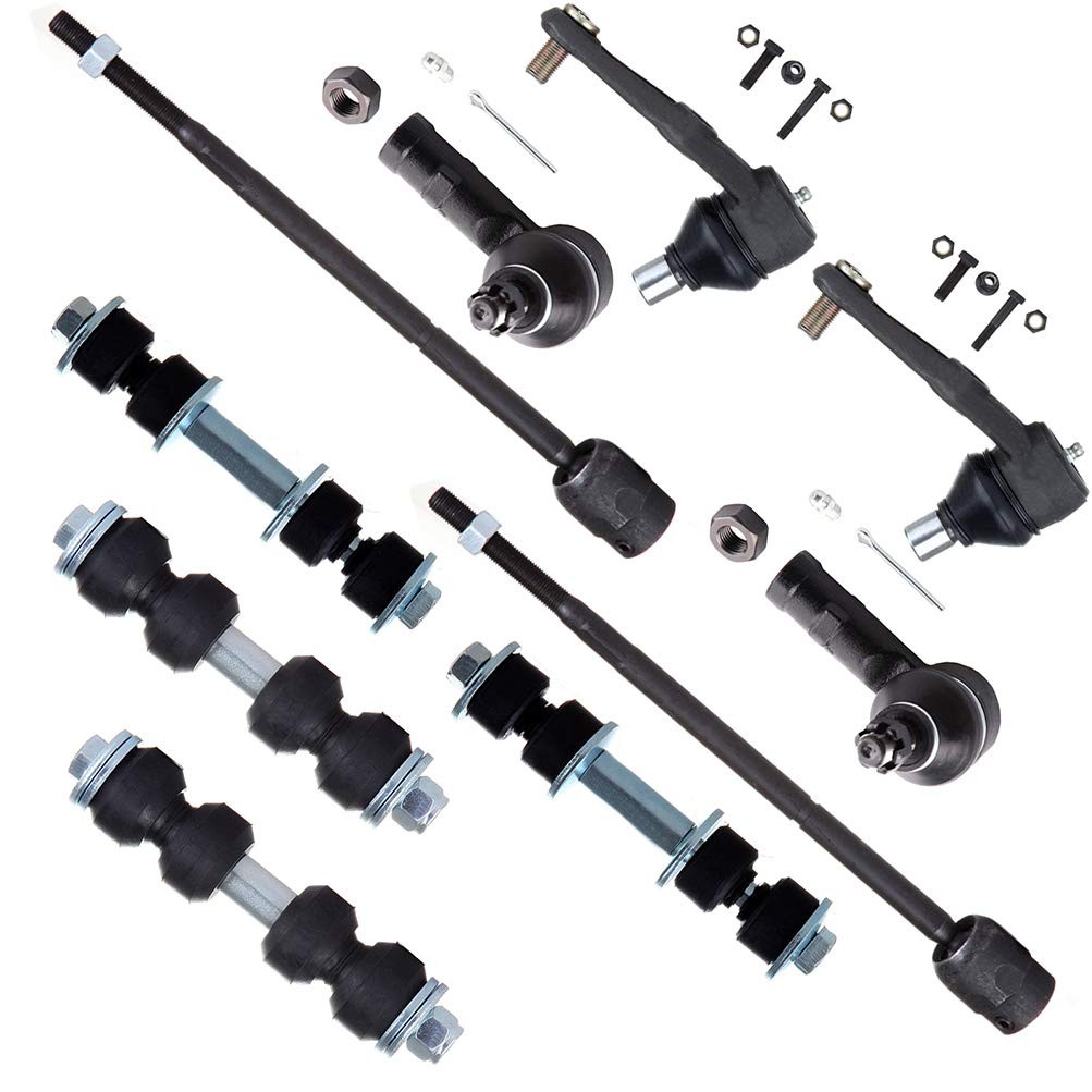 10pcs Suspension Kit for Escort 1991-2003 Ball Joint Tie Rod End