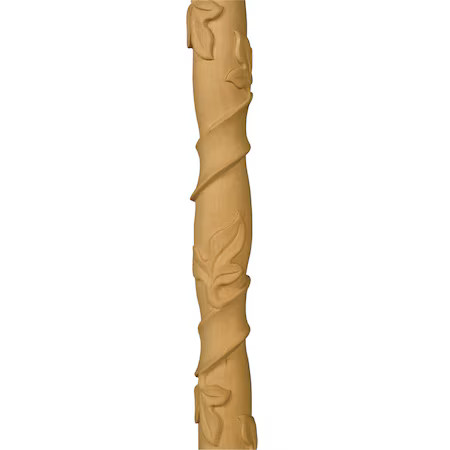 OSBORNE WOOD PRODUCTS 7116.96P 96 x 1 3/8 x 3/4 Sm. Vine Half Round Moulding in