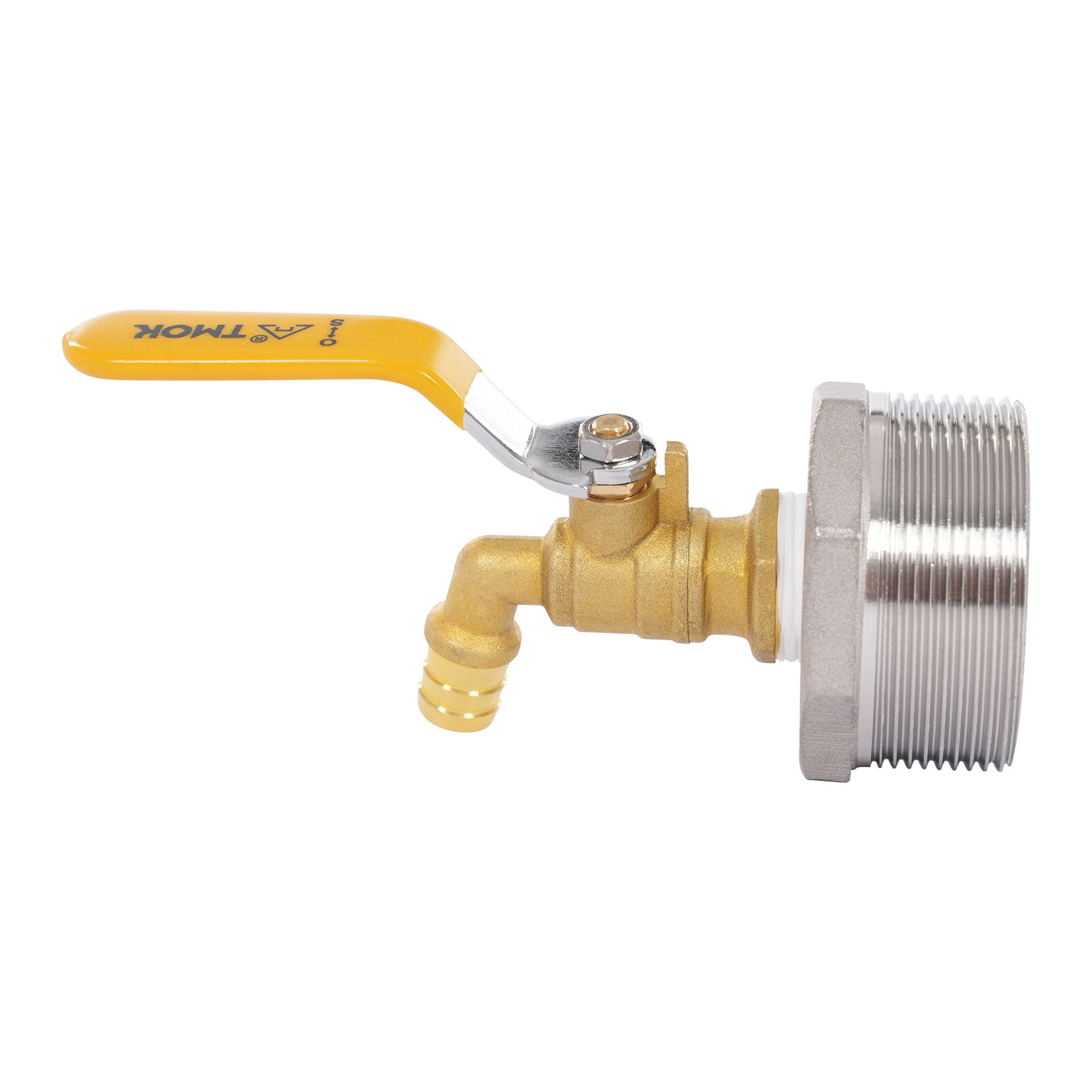 4x Drum Faucet Barrel Spigot, Stainless Steel Brass Barrel Faucet, for 55 Gallon
