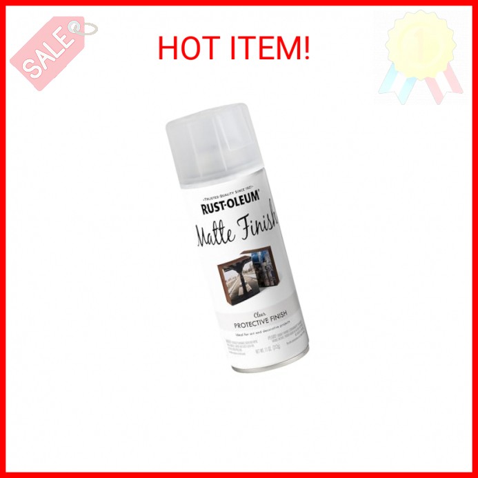Rust-Oleum 267028 Specialty Matte Finish Spray, 11 oz, Clear