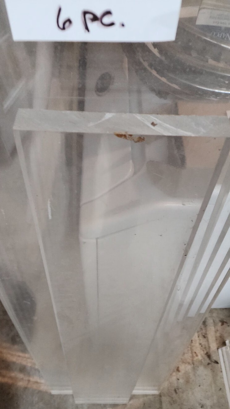 20 Piece LOT OF BANK GRADE USED BULLET PROOF GLASS BALLISTIC RESISTANT ACRYLIC