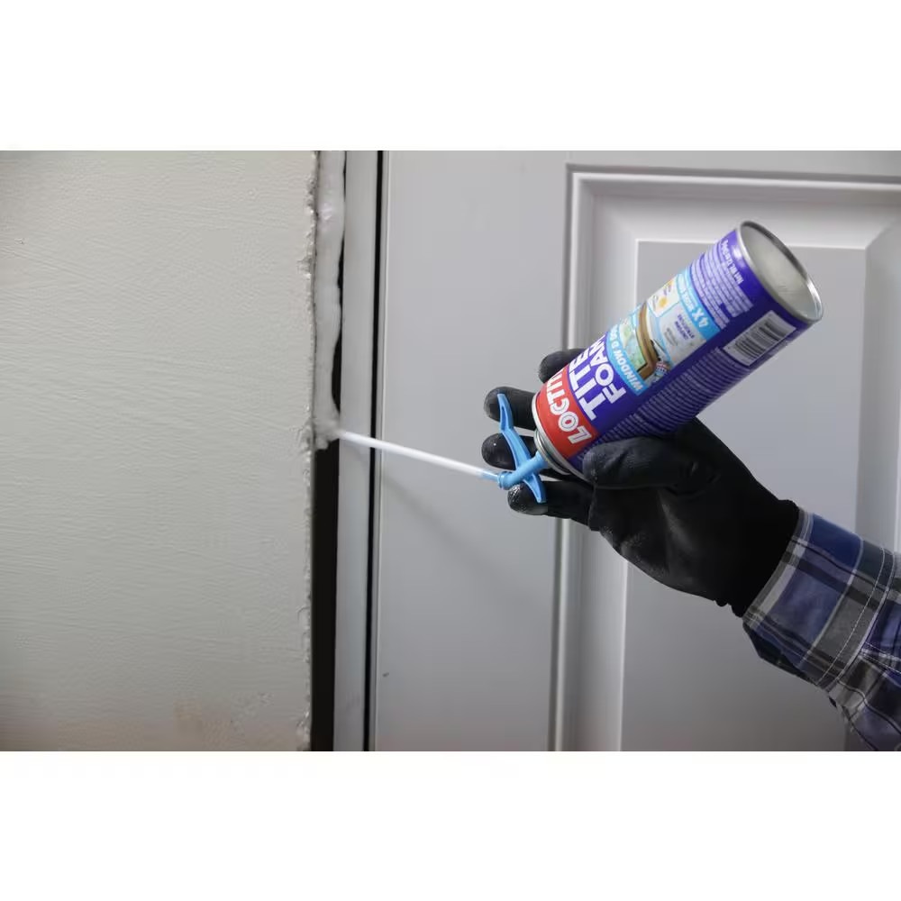 TITE FOAM Windows and Doors Spray Foam, Bright White, 12 Oz. Can, Insulating Spr