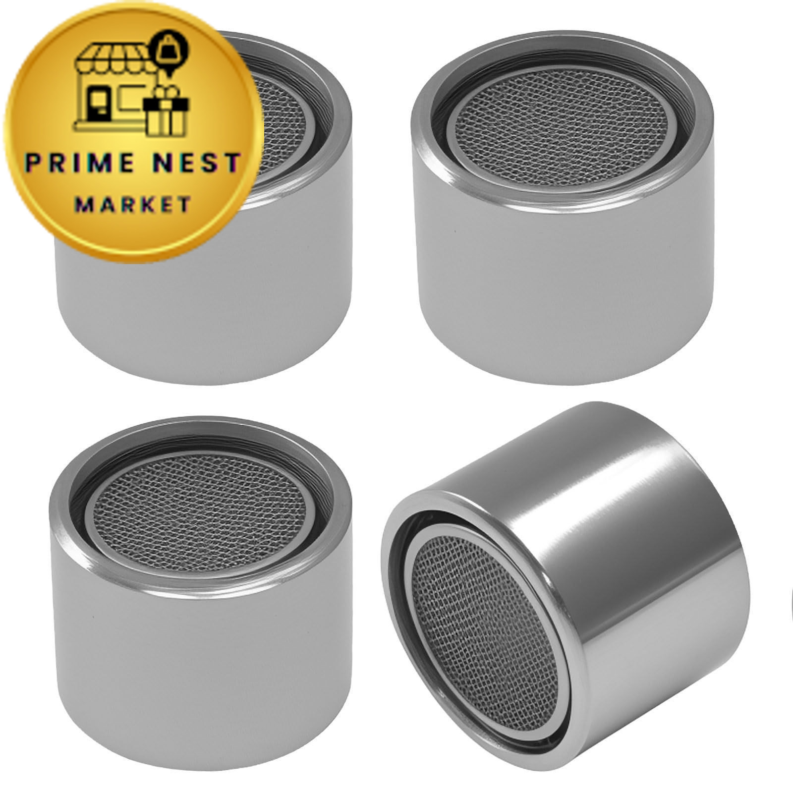 Hitefu 4 PCS 55/64 Inch Solid Brass Faucet Aerator, Kitchen Sink