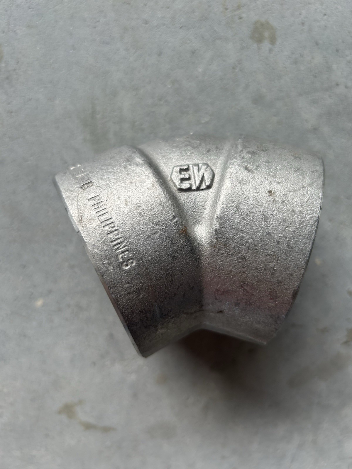 Socket Weld 45 Degree Elbow 316/F316L Forged Stainless Steel 3000