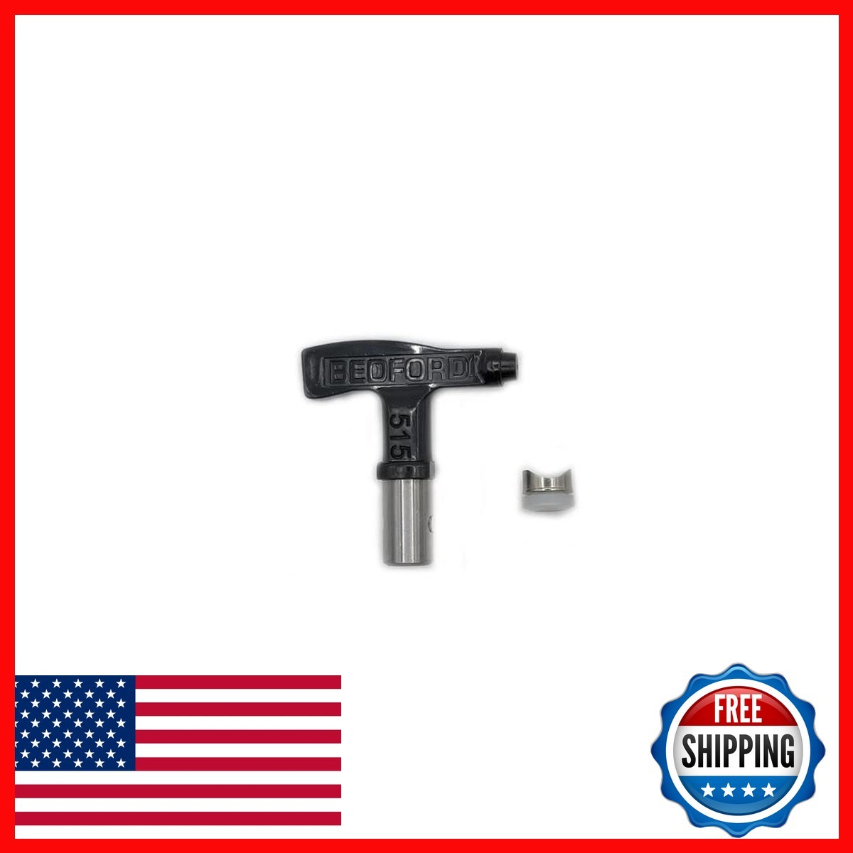 Bedford 33-7515 Reversible Airless Spray Tip .015″ Orifice 10-12″ Fan