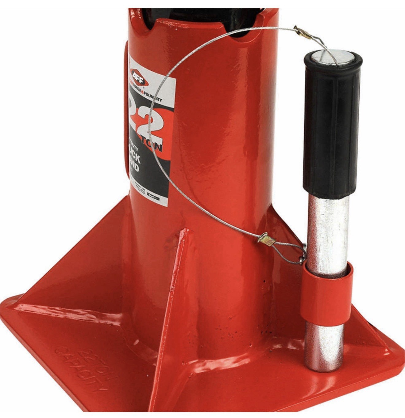 AMERICAN FORGE & FOUNDRY Safety Stand,Heavy Duty,Pin,22 ton 806J66 Open Box New