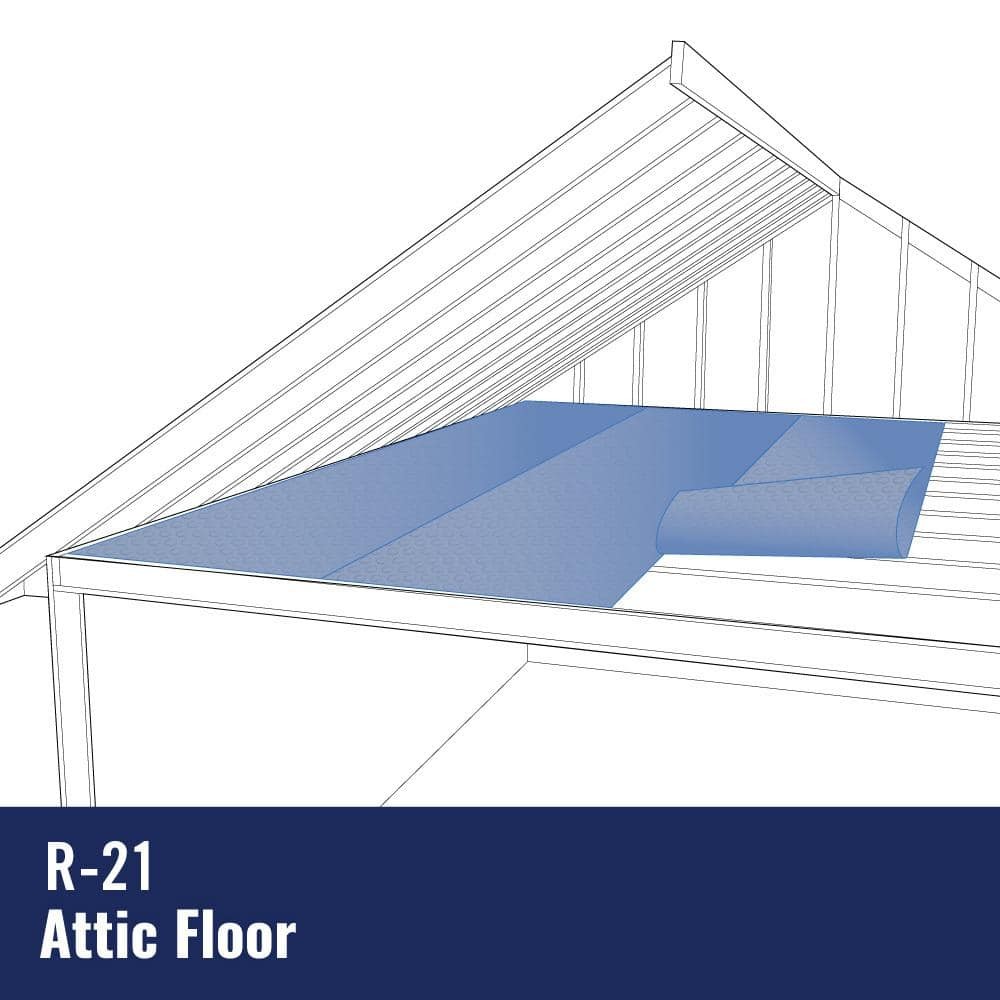24 in. x 10 ft. Double Reflective Insulation Radiant Barrier NEW