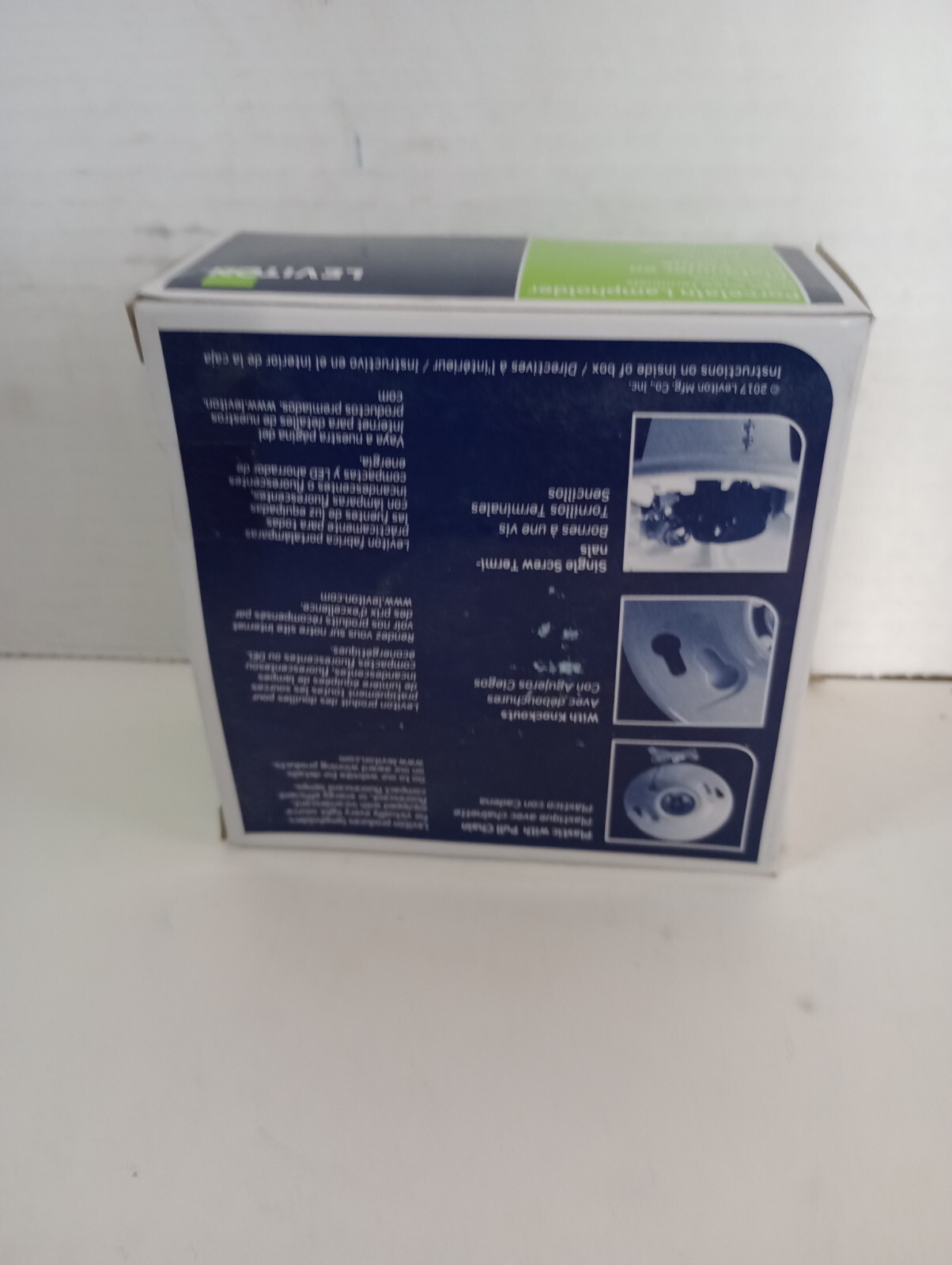 1-Piece Porcelain Lampholder,No 49816C, Leviton Mfg Co