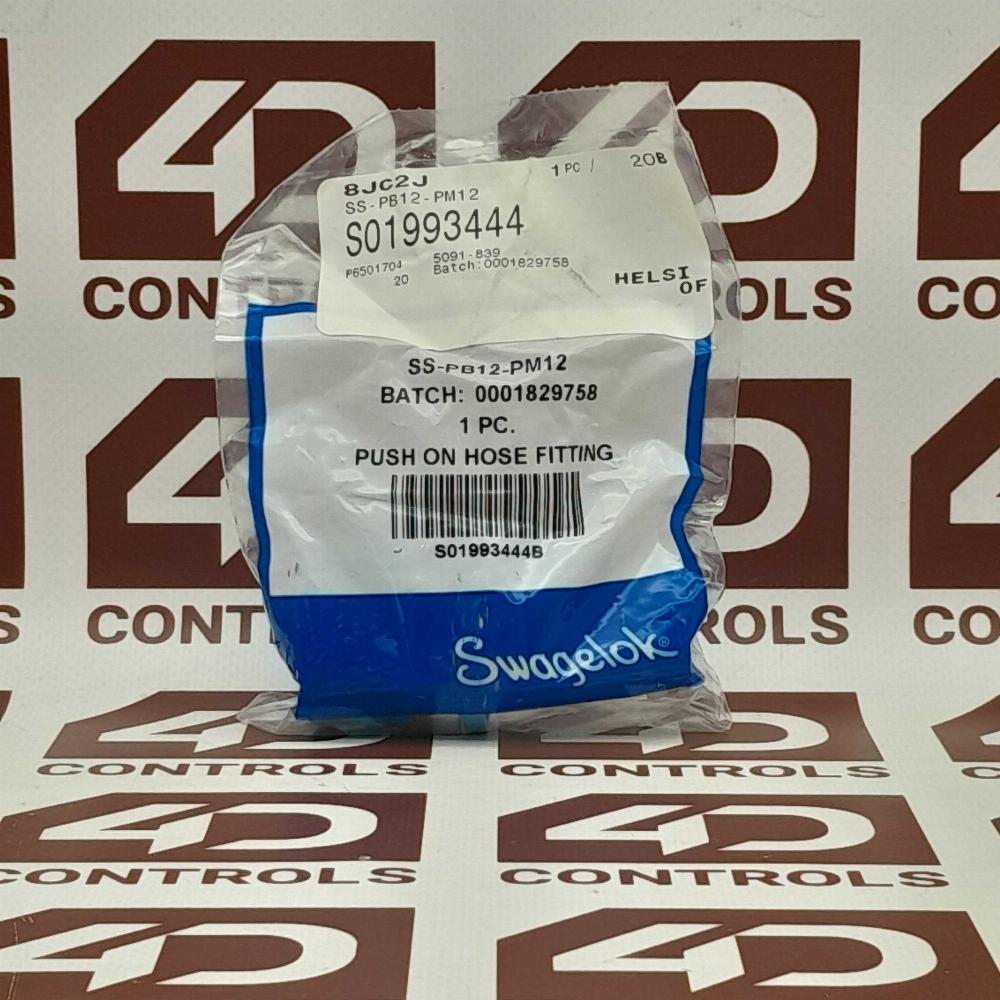 SS-PB12-PM12 | Swagelok | , 3/4 In. , S/Steel Male Npt, Sealed