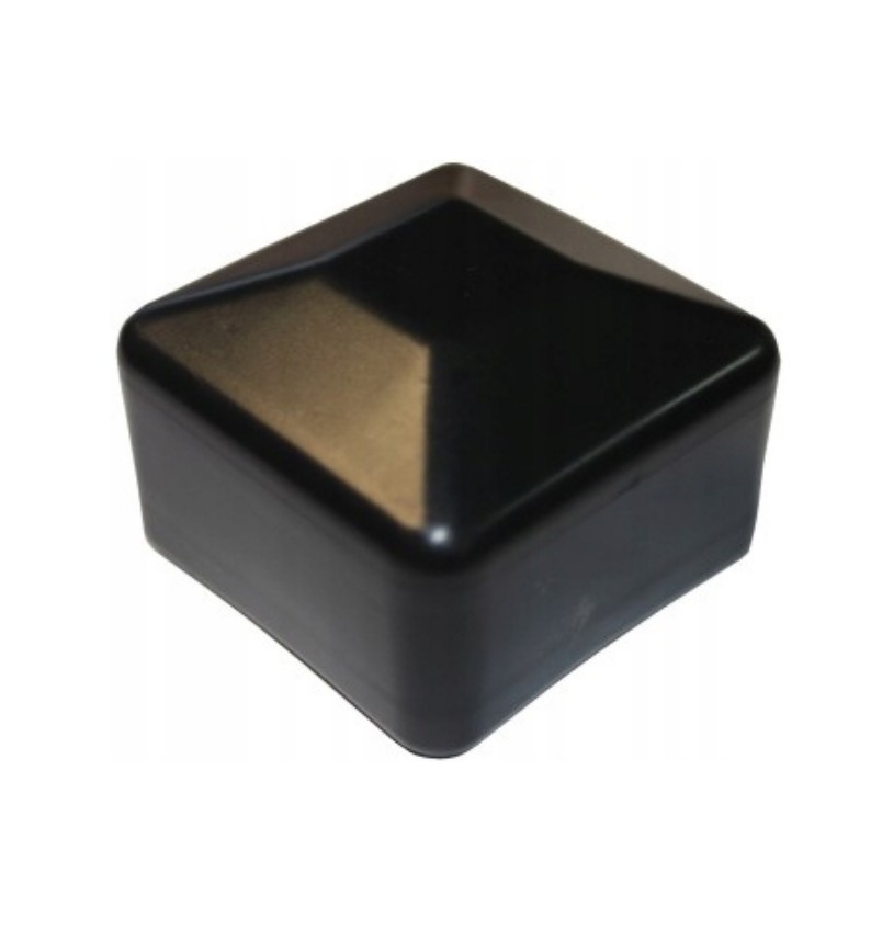 10x fence post cap 100×100 mm black post cap square fence post caps