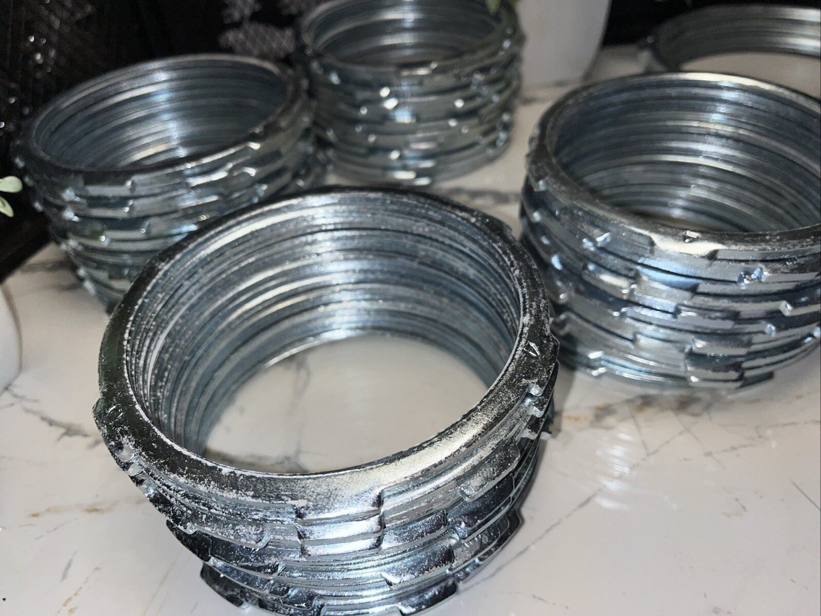 81 QTY! MIX LOT- Bridgeport 3-1/2” 4” 6” 112-S Conduit Locknut Conduit 110-S NEW