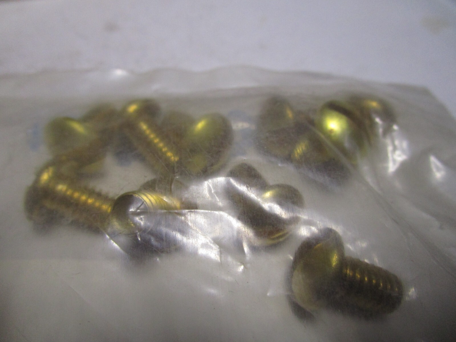 5/16″-18 x 1/2″ Slotted Drive Round Head Brass Machine Screw QTY 10