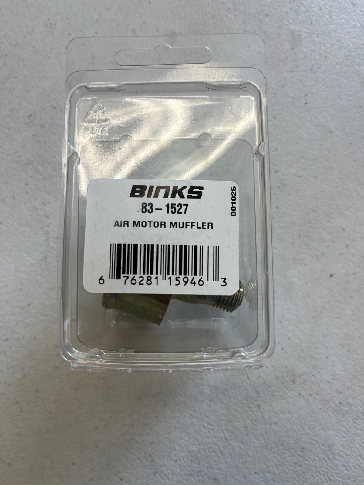 Binks 83-1527, air motor muffler