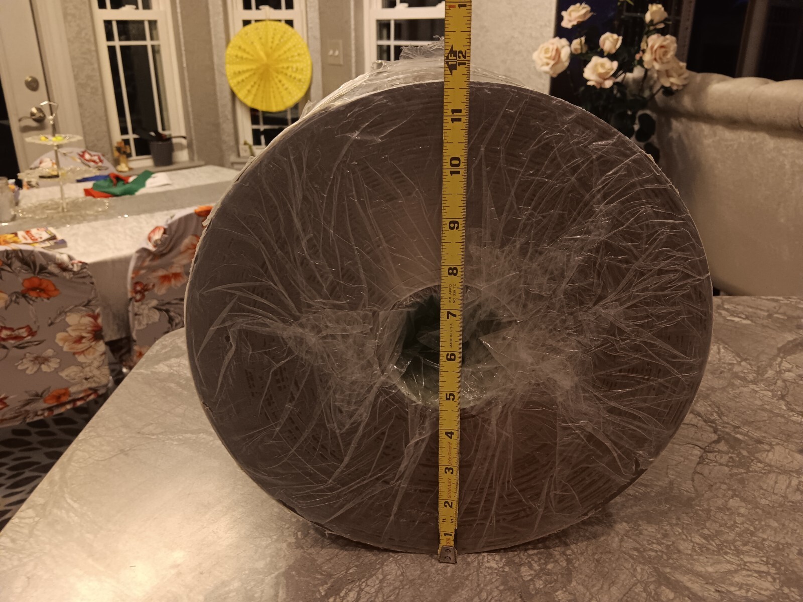 Clear Vinyl Sheeting Super Thick 90 mil (3/32″) 12″ Roll Of Approx 50 Ft- HEAVY