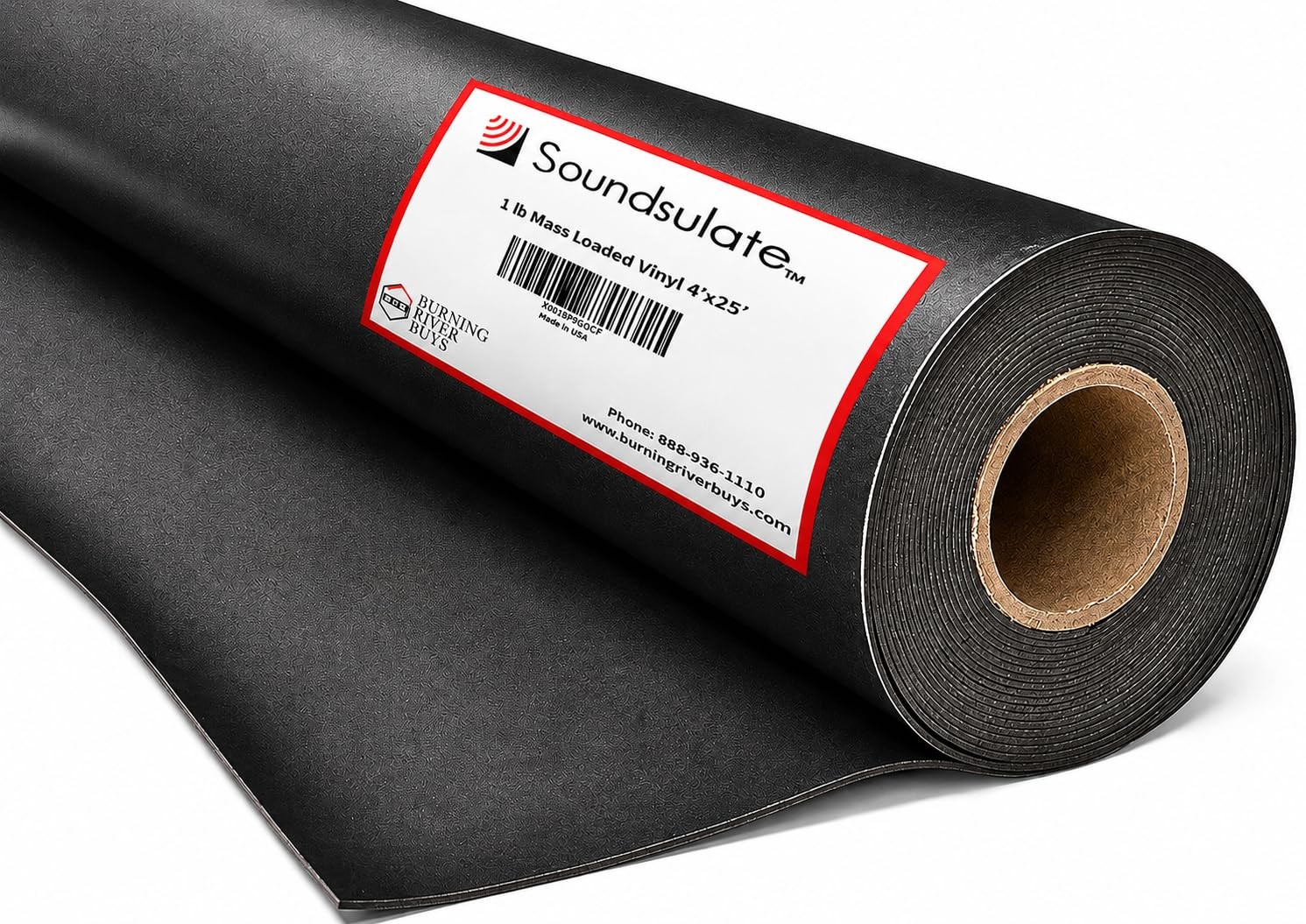 Soundsulate Mass Loaded Vinyl 1 lb Soundproofing Barrier Roll