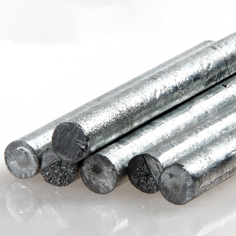 Zn 99.95% Purity Zinc Rod Solid Round Bar Ø10mm – Ø60mm Anode Electroplating