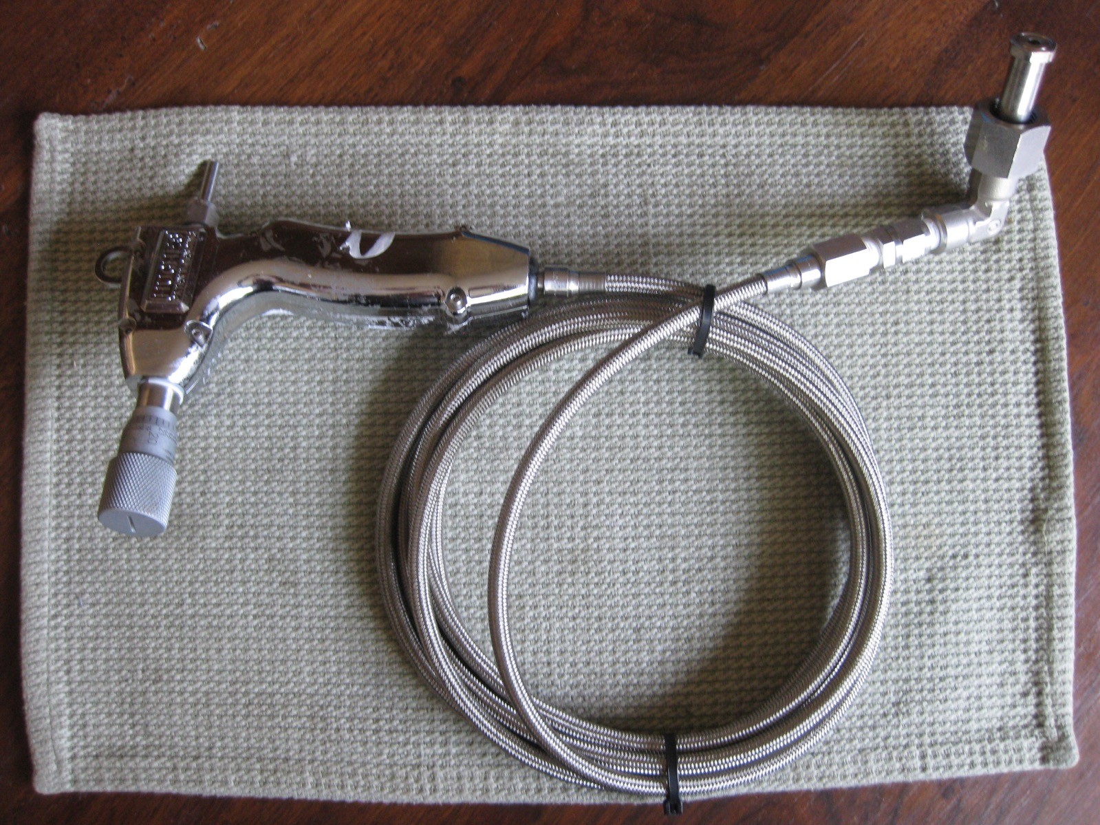 Hughes Nupro Micrometer Adjustable Spraygun Aerospace Coating Aerosol Applicator