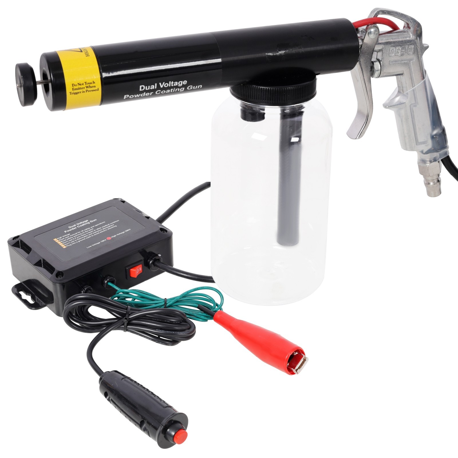 Dual Voltage 15KV/25KV Powder Coating Gun System 120V