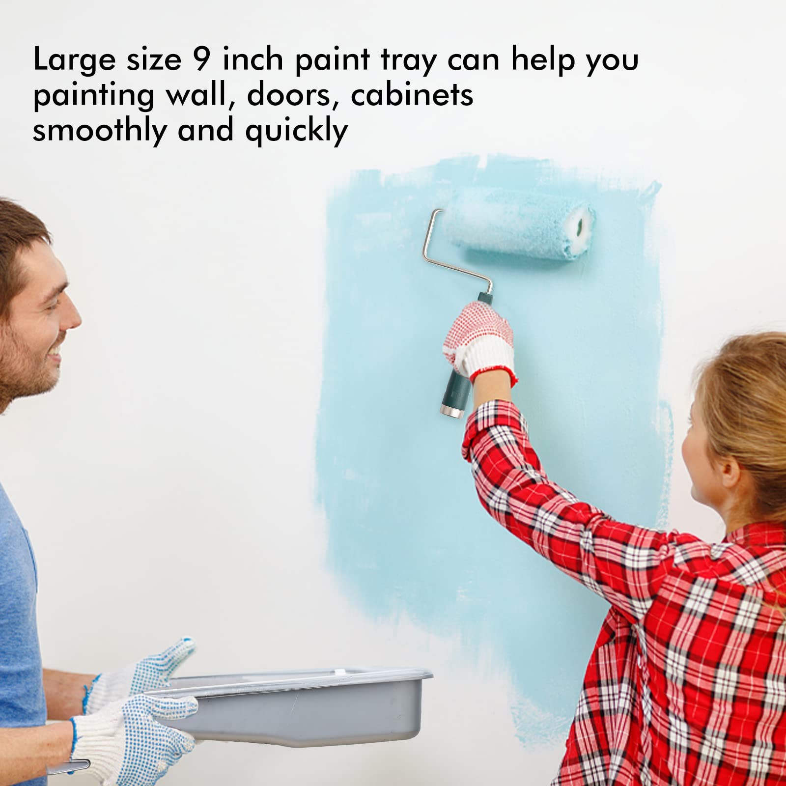 Mister Rui 9 Inch Paint Tray Liners, 20 Pack 9 Inch, 20 Pack, 9 20