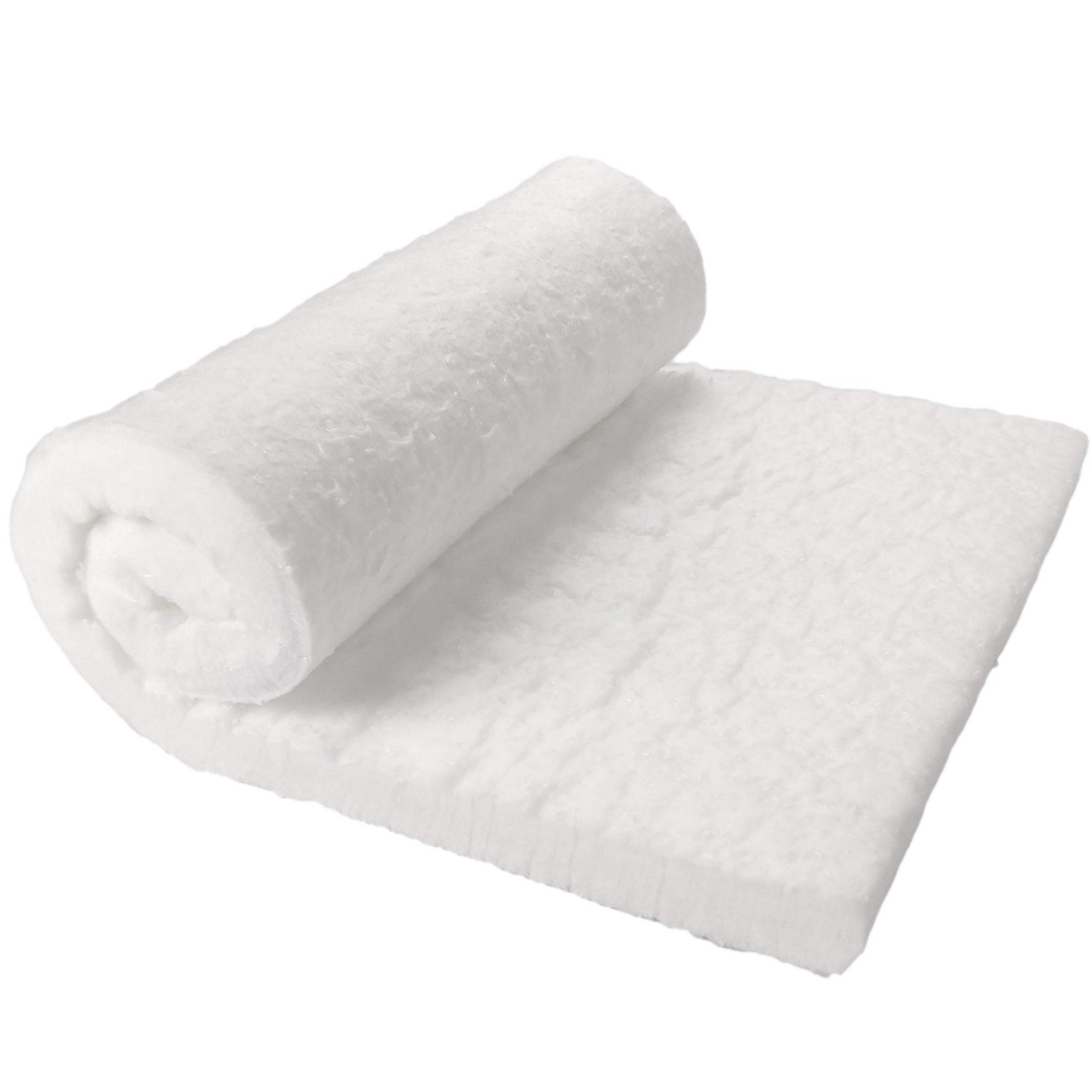 Ceramic Fiber Insulation, 1″ Thick x 12″ x 24″, 2400F Fireproof Insulation Bl…