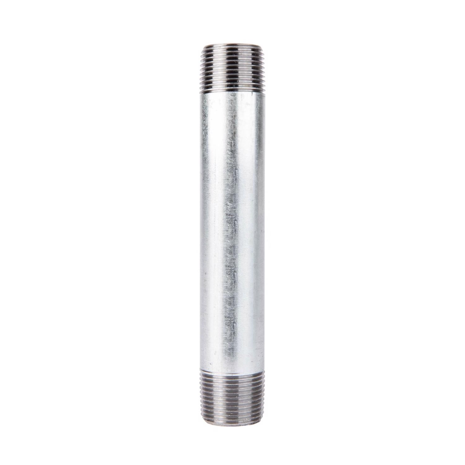 BK Products 562-060AH Galvanized Steel Nipple 3/8 MPT x 6 in. (Pack of 5)