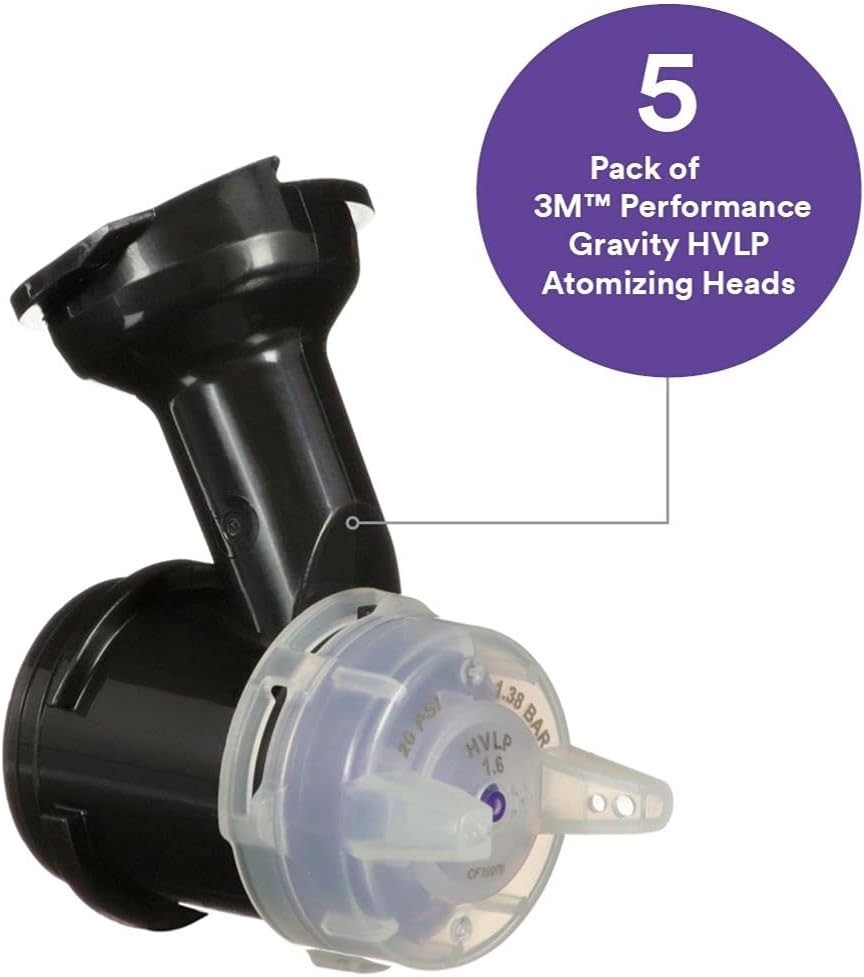 3M Performance Gravity 26716 HVLP Atomizing Head Refill Kit – NEW