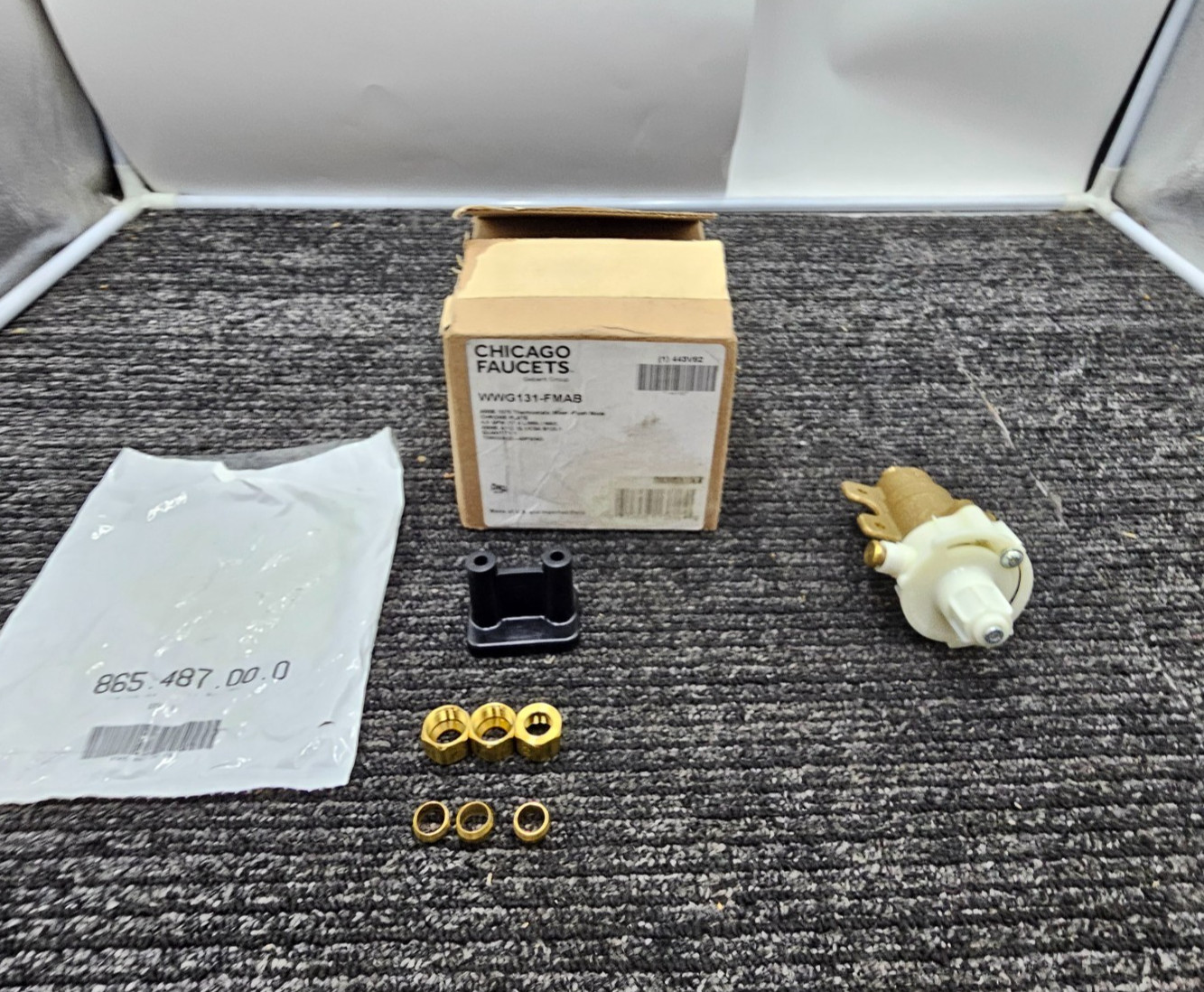 Chicago Faucets WWG131-FMAB ASSE 1070 Thermostatic Mixing Valve Chrome Plated