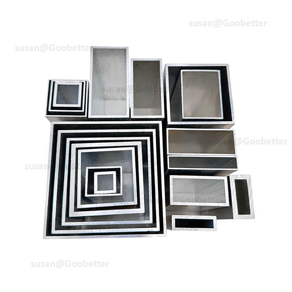 Aluminium Box Section Tube Rectangular Multiple Sizes Length 300mm Custom Cut