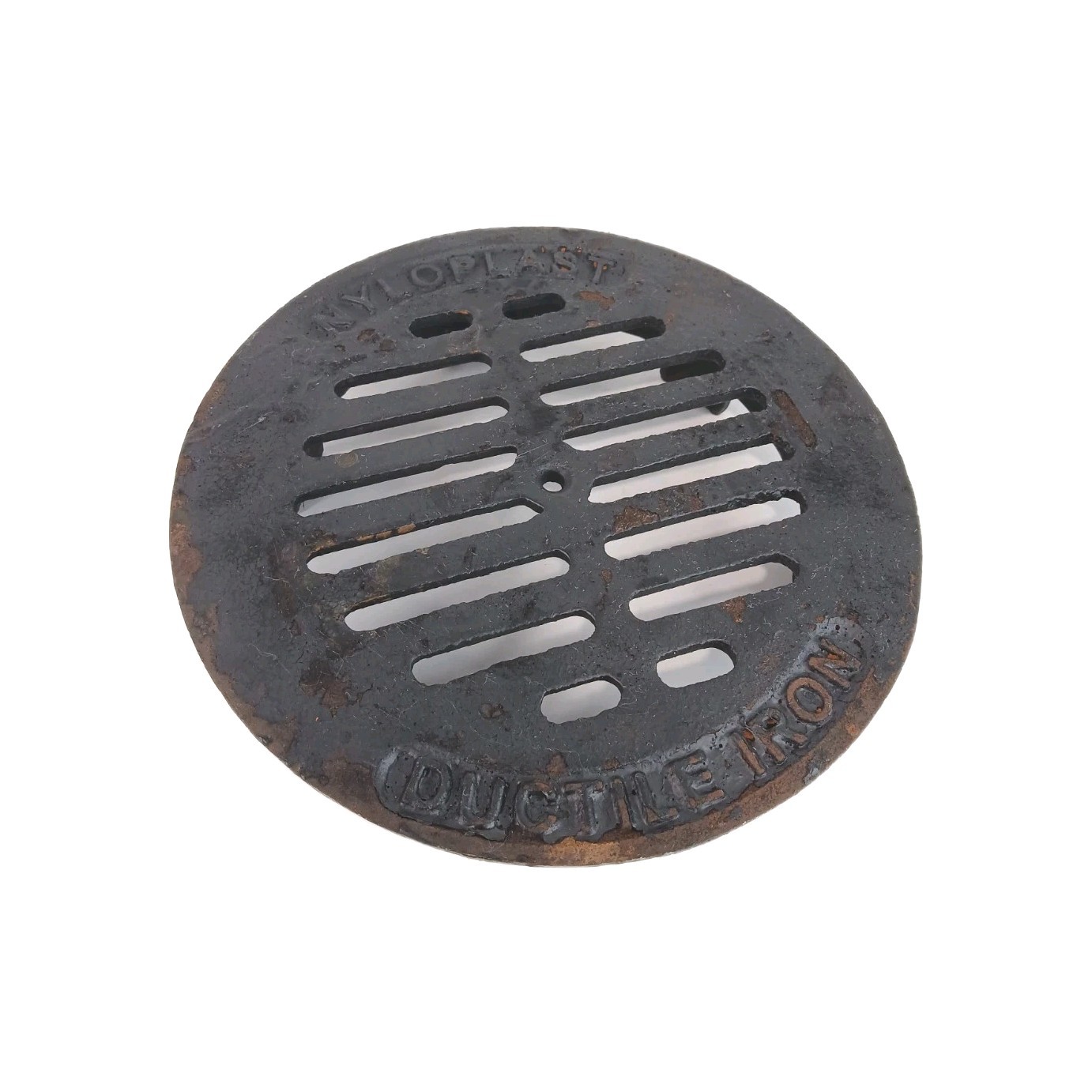 8″ Nyloplast Drop-In Grate – Ductile Iron, Round, Black