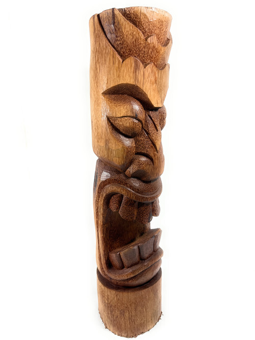 Laughing Tiki Statue 40 inch – Natural Finish Outdoor Pool Decor | #lbj3056100