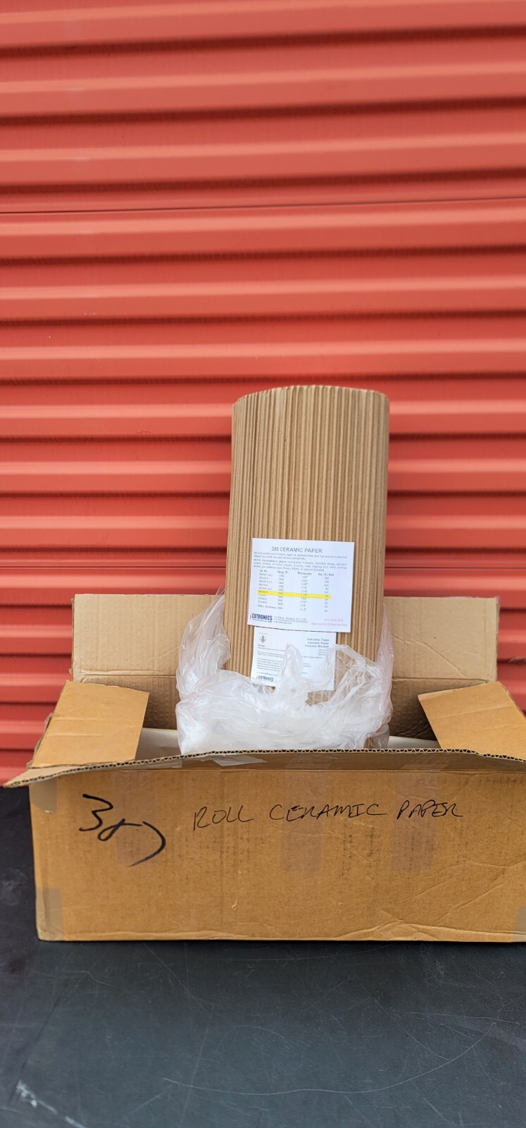 300-080-3 Ceramic Paper 2300 1/8″ 50 Based Asbestos Free COTRONICS