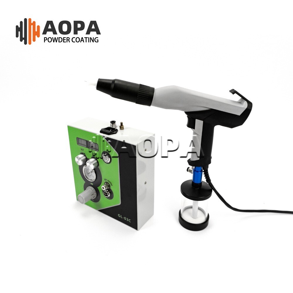 Portable Electrostatic Powder Coating Machine L-03C with 200ml Powder Cup