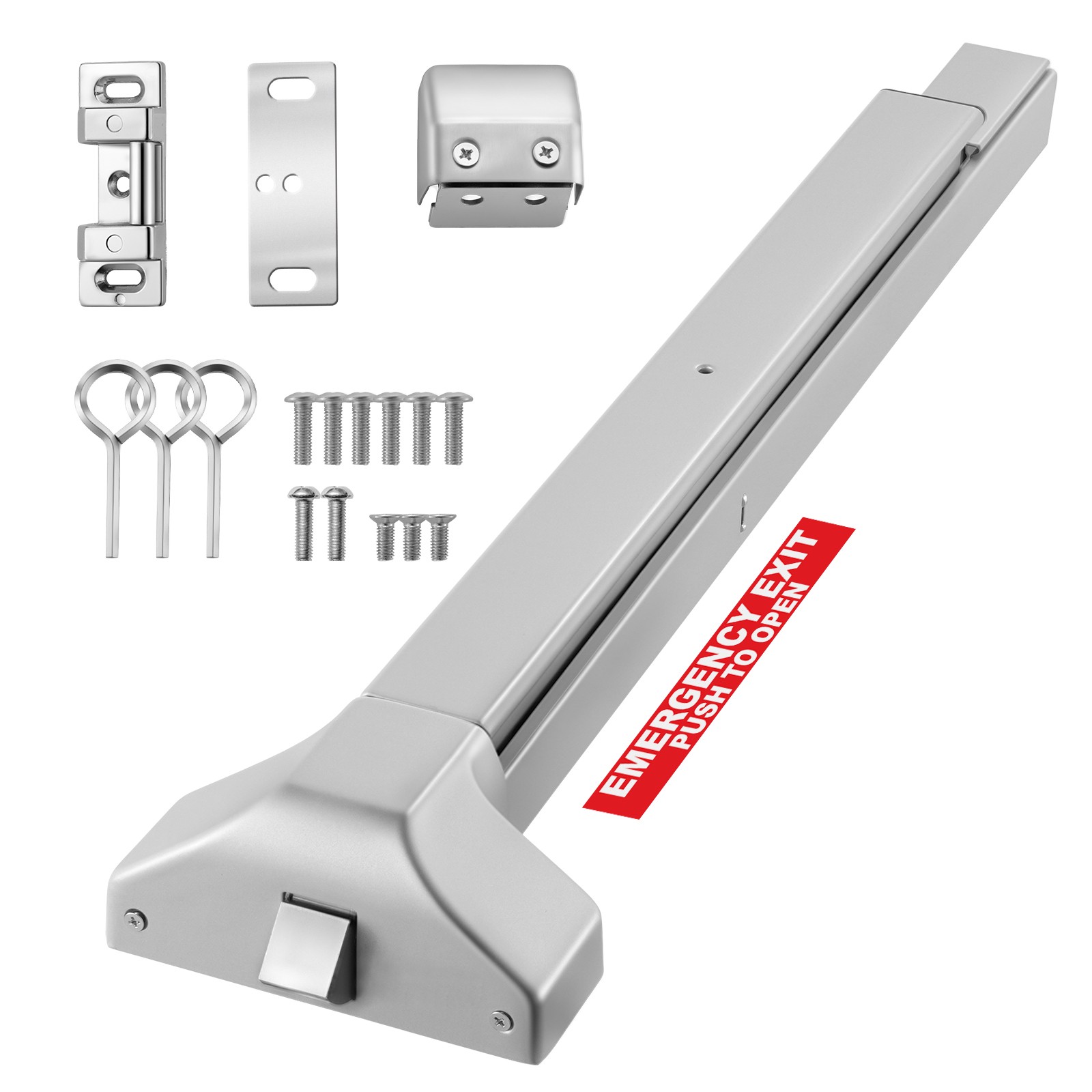 VEVOR Push Bar Panic Exit Device 28″ Premium Metal Panic Bar for Exit Doors
