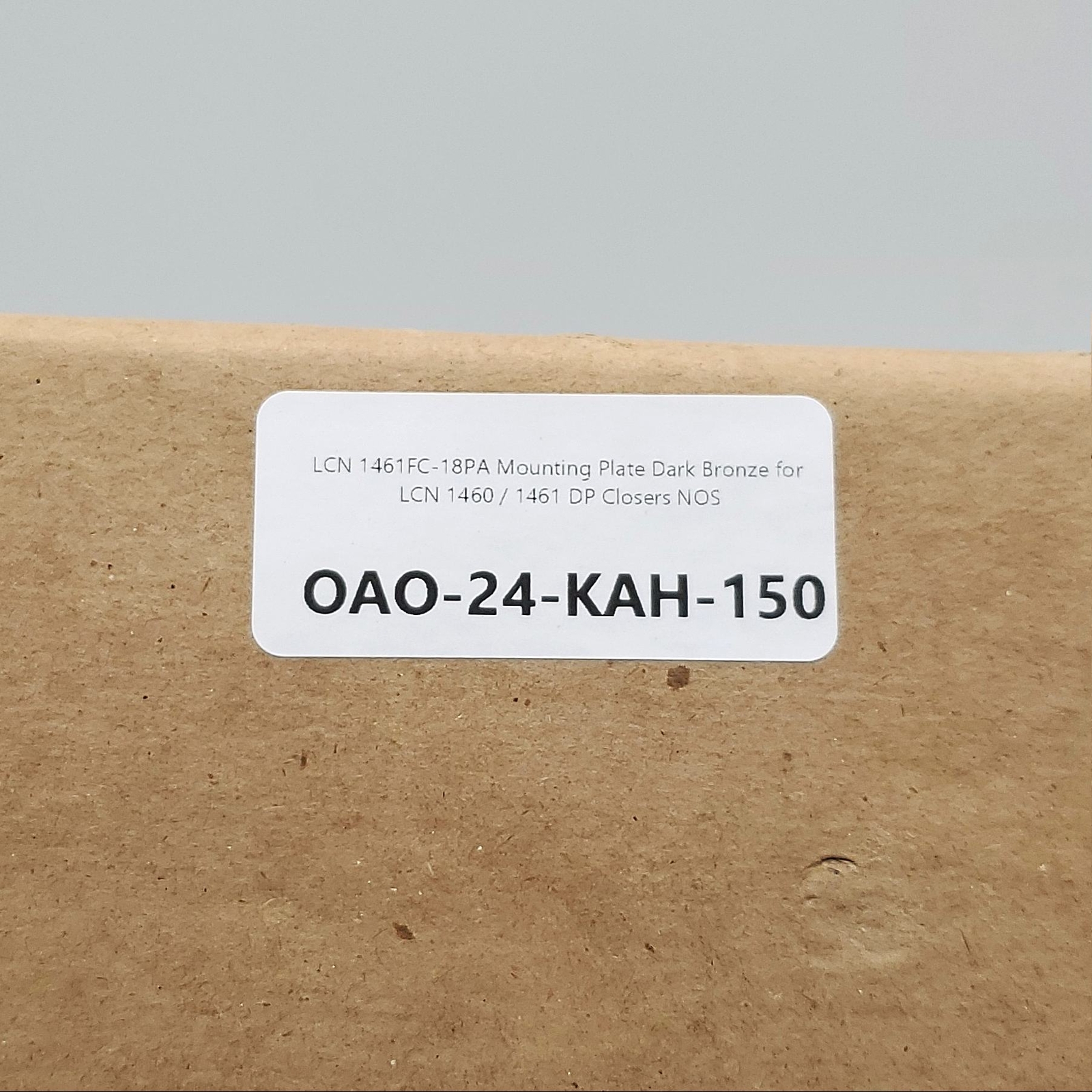 LCN 1461FC-18PA Mounting Plate Dark Bronze for LCN 1460 / 1461 DP Closers NOS