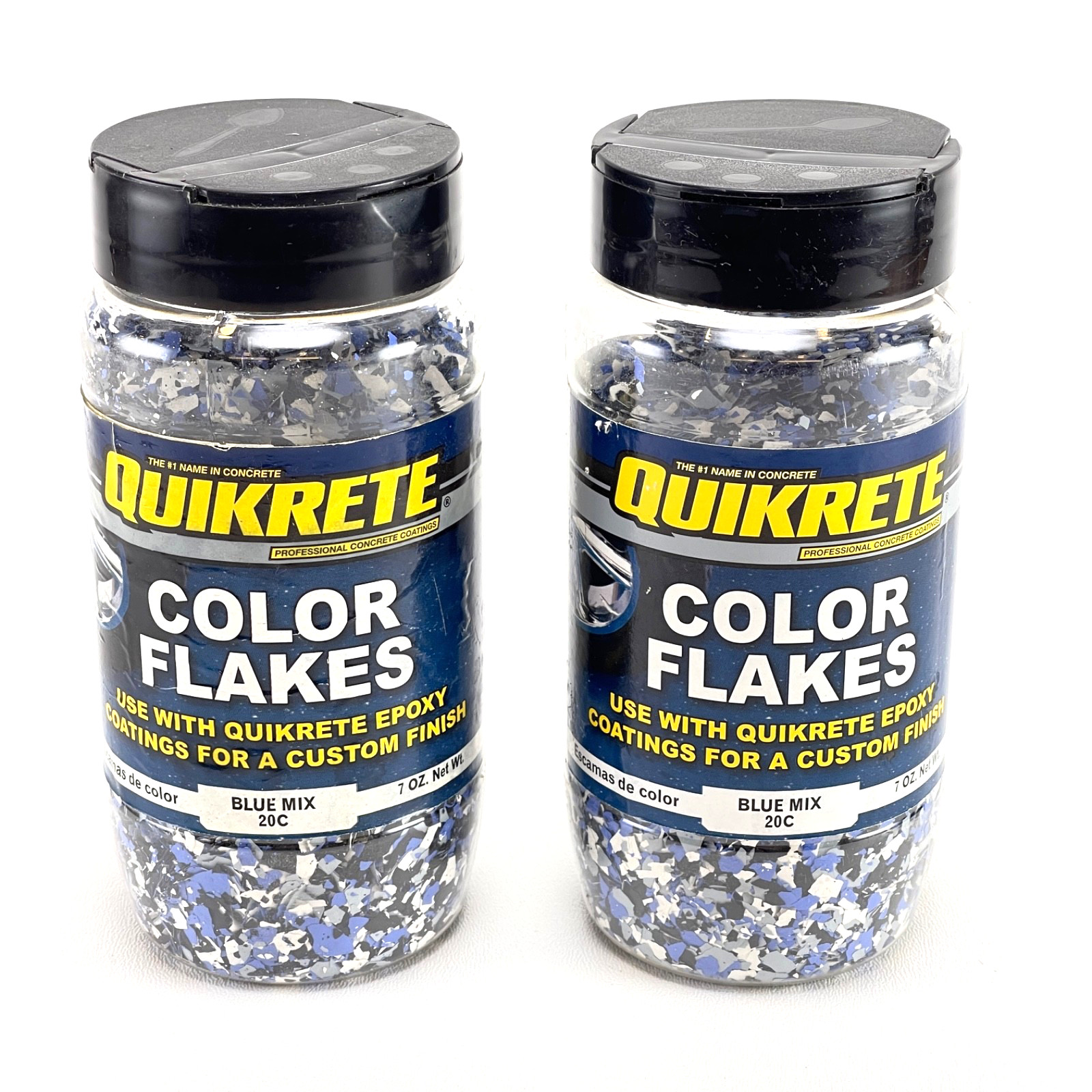 Quikrete Color Flakes Blue Mix 20c – 2 Pack – New Open Box – Free Shipping