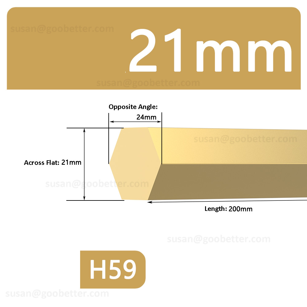 1pc Brass Round Hex Bar Rod H59 21mm 22mm 23mm 24mm 25mm 26mm 27mm 28mm and more