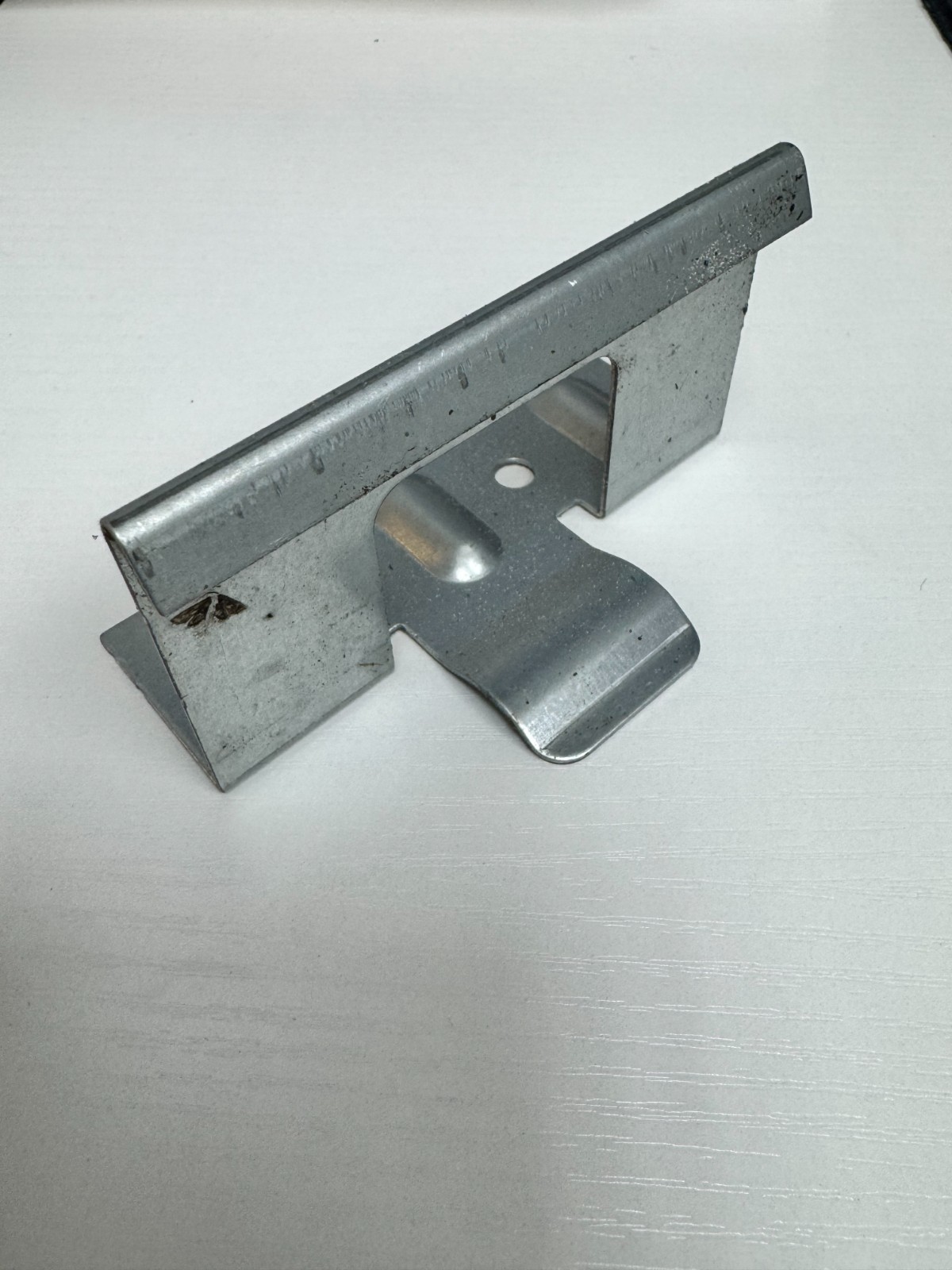 1-3/4 inch Snap-Lock Panel Clips, 3-1/2 Long, 2-Hole, 18 Gauge Galvanized