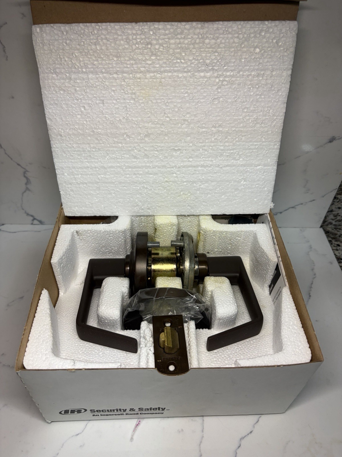 Schlage Door Lever Knob Handle Lock AL52PD SAT 613 in Bronze New In Box As Shown
