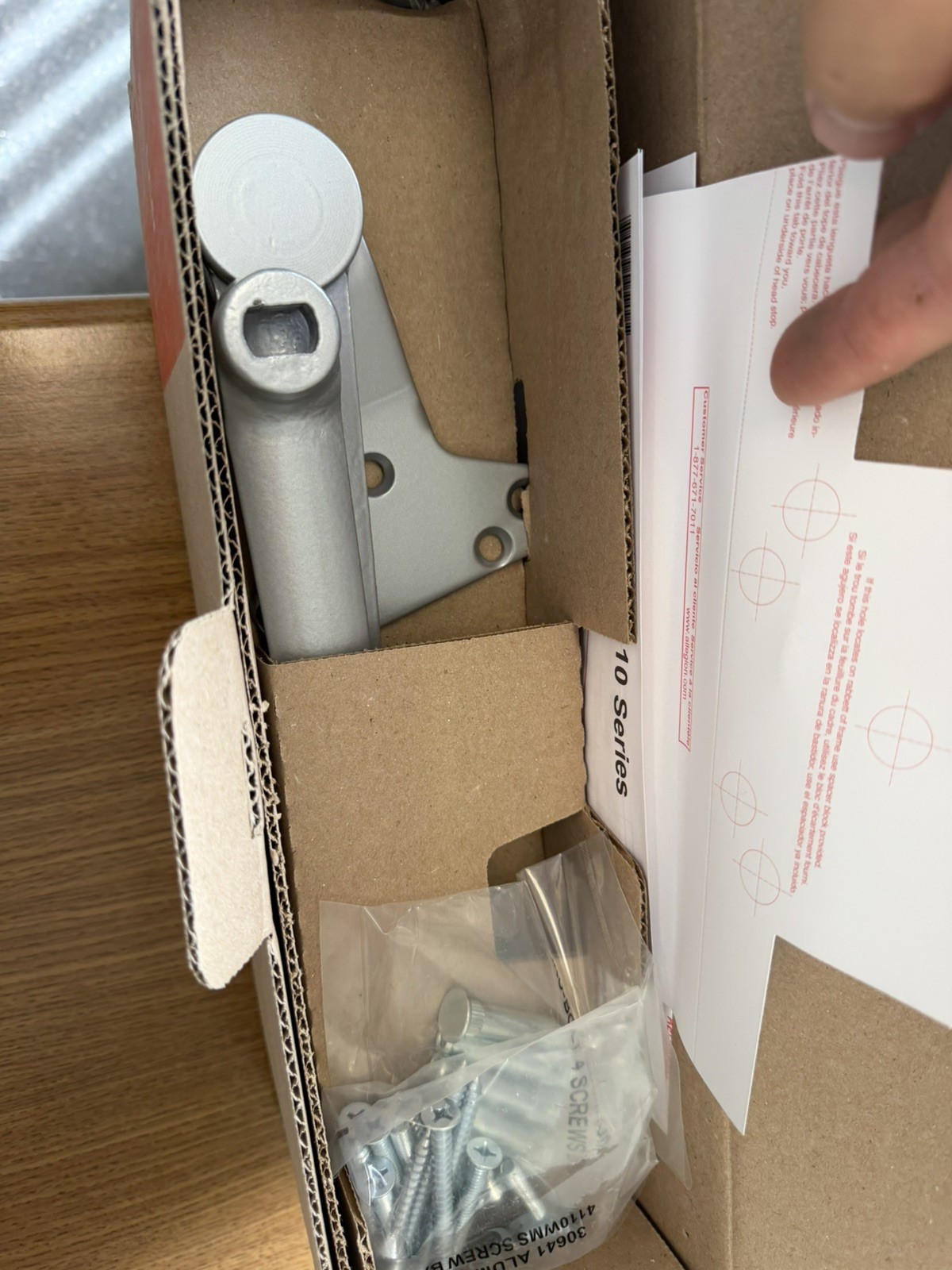 LCN 4111 Left-Hand Door Closer Parallel EDA Arm