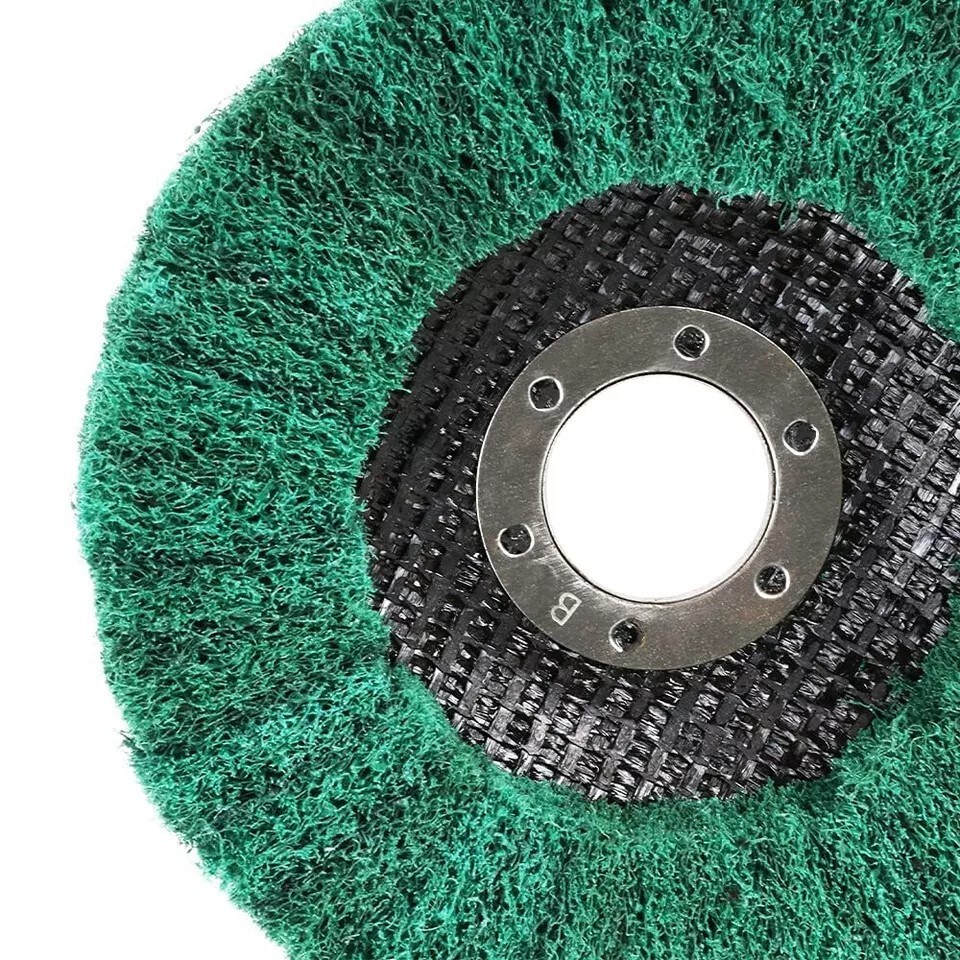 Rust Removal 12PCS 4.5″ Nylon Flap Discs 180 Grit Metal Cleaning