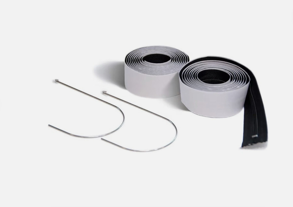 2 PACK ZipWall Standard Zipper for Dust Barriers AZ2 Black