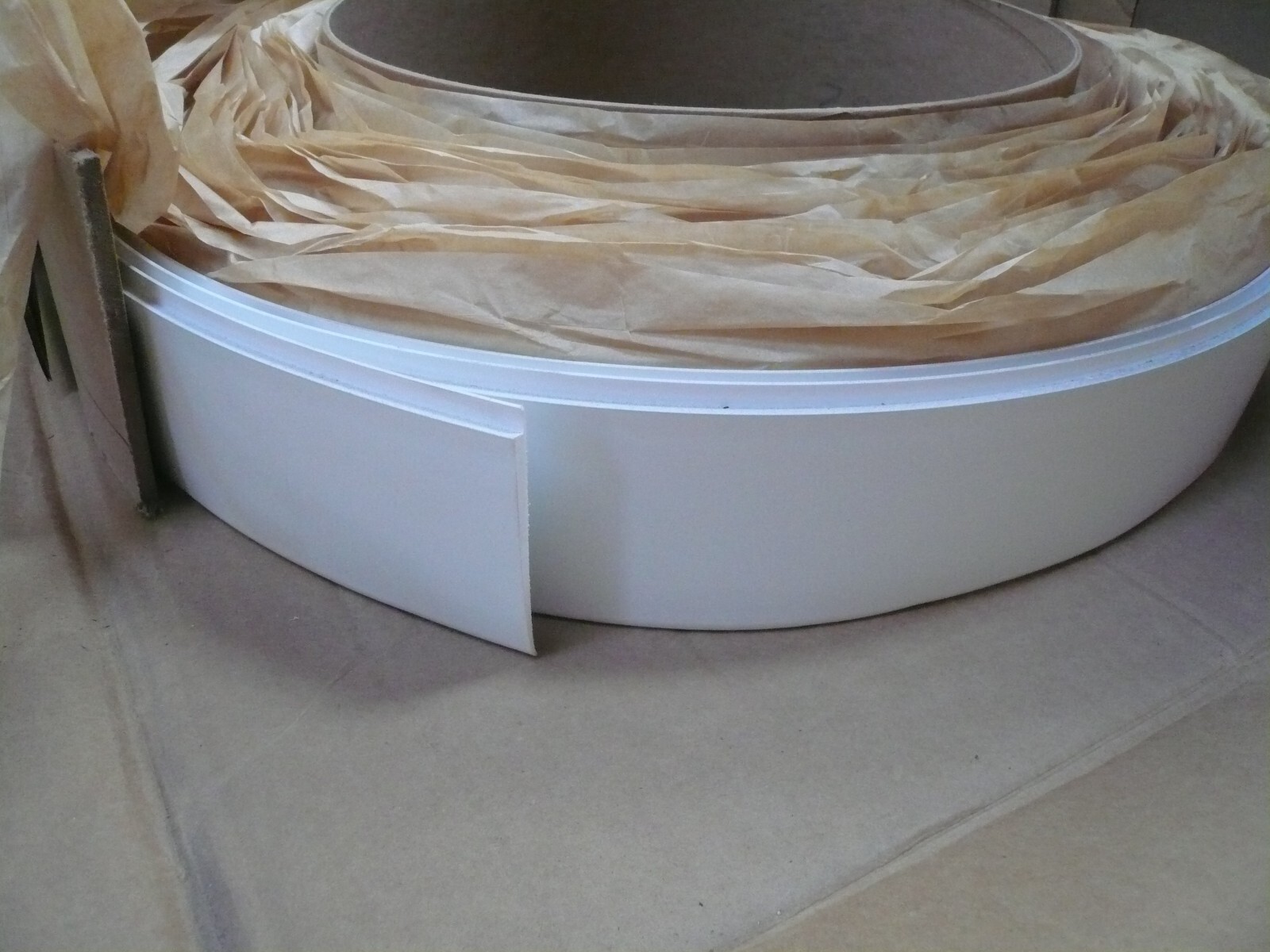 Tarkett TightLock White Wall Base TDC50 3 1/4 x 75