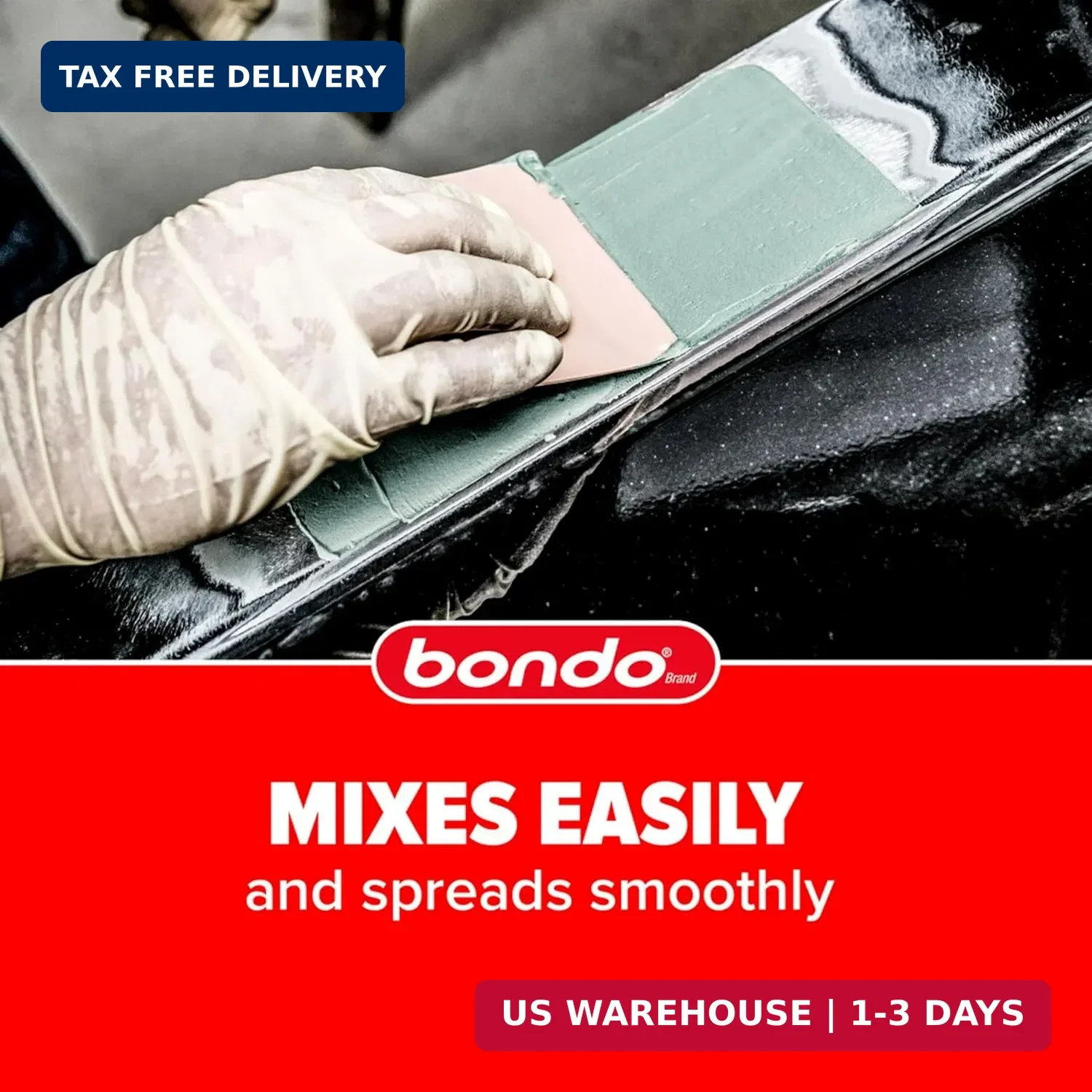 Bondo Body Filler, Original Formula for Fast, Easy Repair & Restoration for your