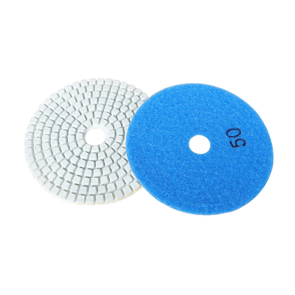 12 PCS Diamond Polishing Pads Wet Dry 4 Inch Set Kit For Granite Concrete Marble