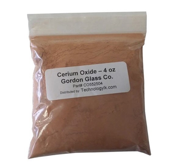 Cerium Oxide High Grade Polishing Powder – 4 oz.